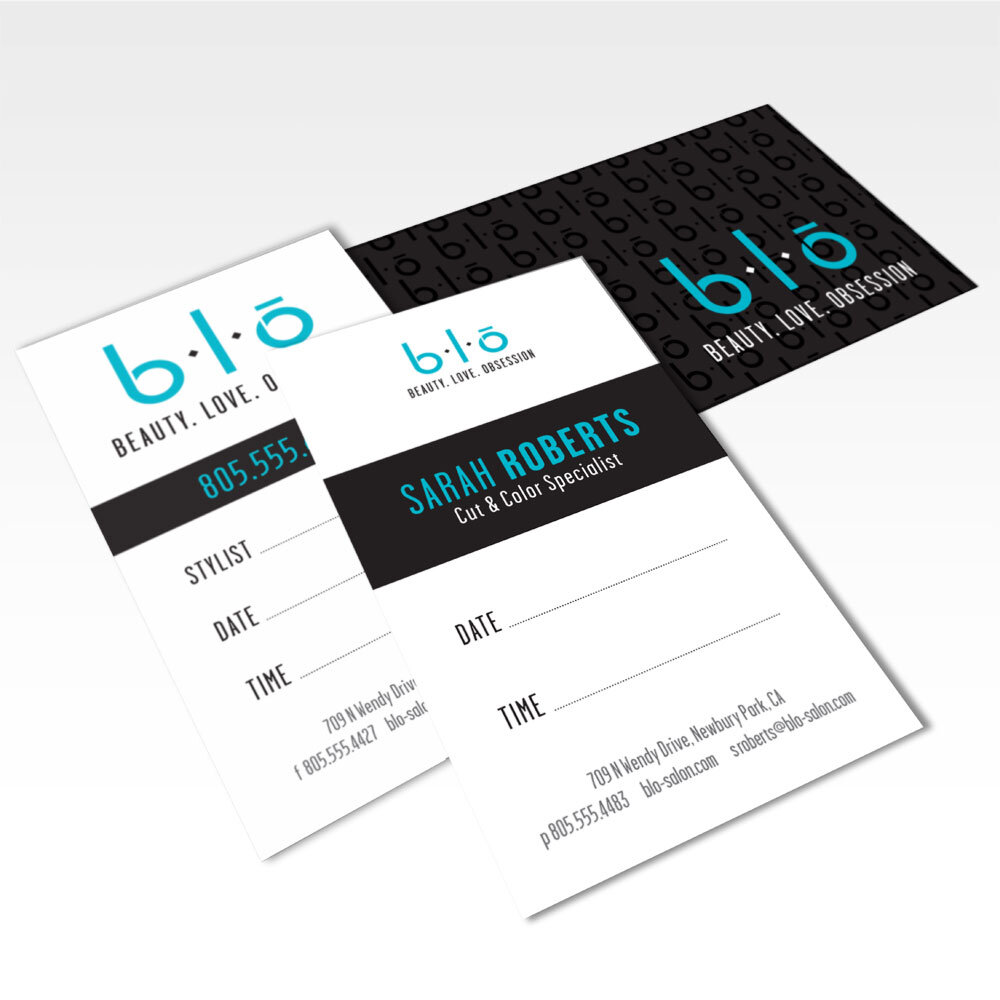 Salon Business Cards Design