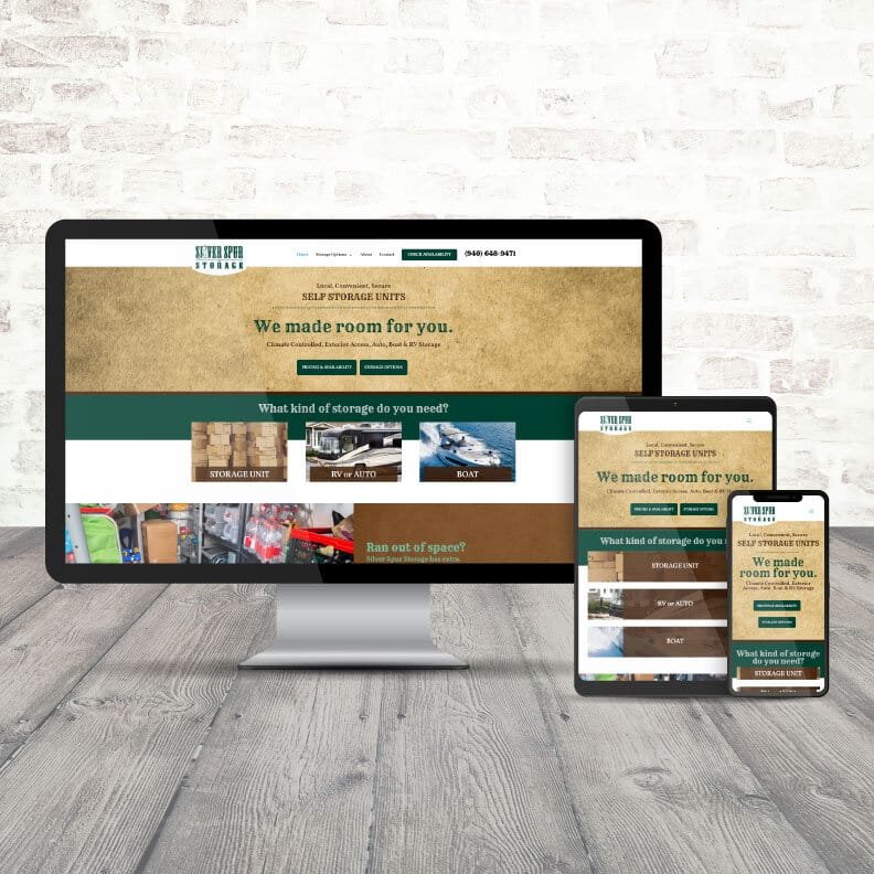 Silver Spur Storage - Self-Storage Website Design