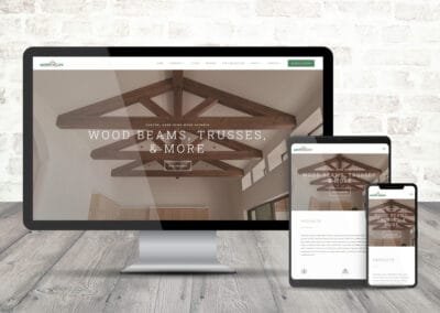 Custom Wood Fabrication Website