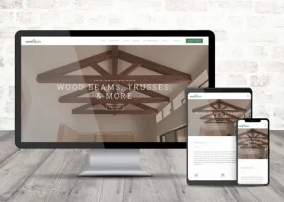 Custom Wood Fabrication Website