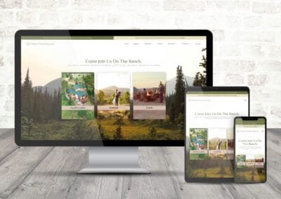 Cabin Rentals & Wedding Venue Website